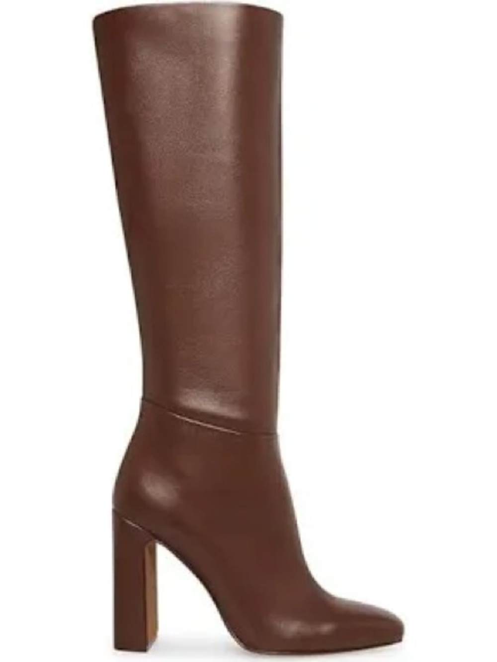 Ally Brown Leather - Brown Leather Steve Madden Boots